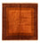 Tappeto Nepal - Reale quadrato  - 205 x 203 cm - marrone