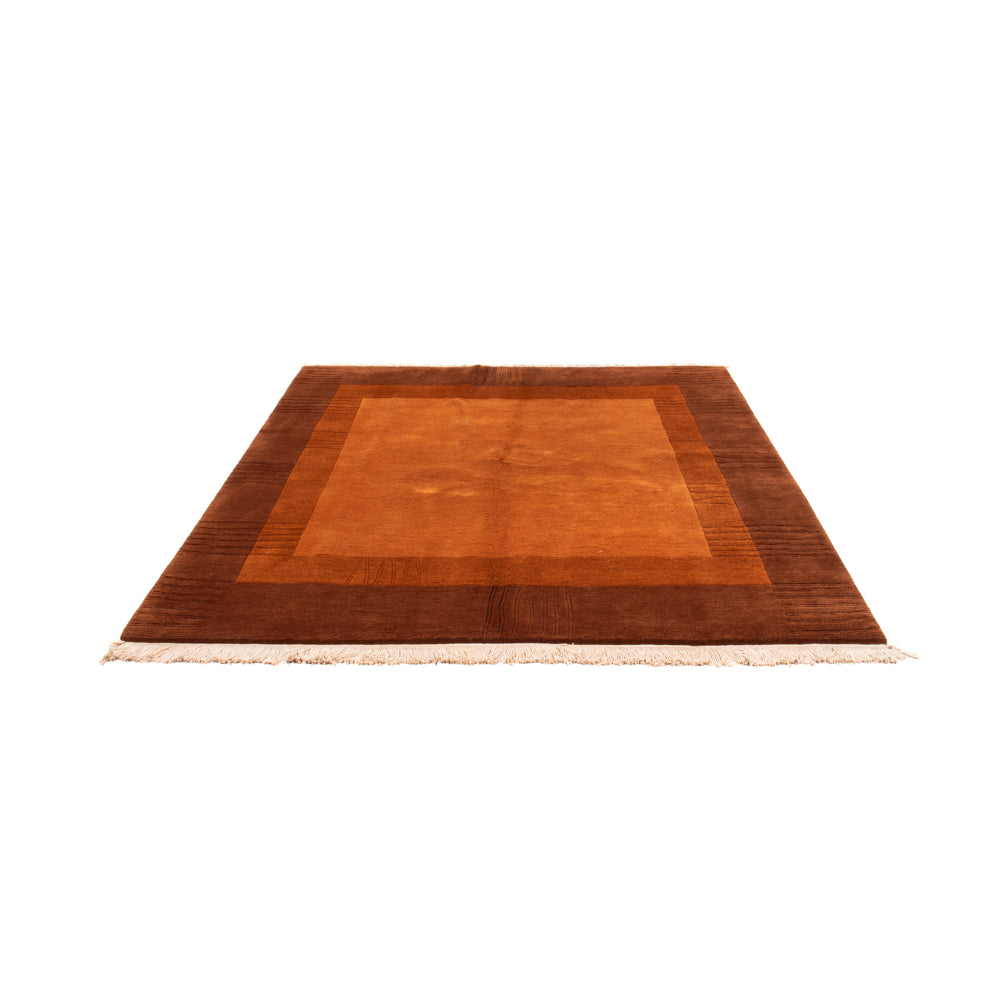 Tappeto Nepal - Reale quadrato  - 205 x 203 cm - marrone