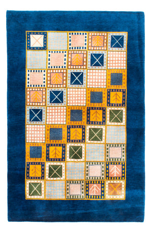 Tappeto Gabbeh - Loribaft Persero - 161 x 110 cm - blu