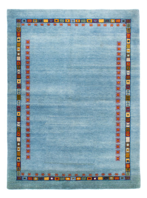 Tappeto Gabbeh - Loribaft Persero - 174 x 126 cm - blu chiaro