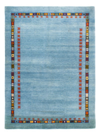 Tappeto Gabbeh - Loribaft Persero - 174 x 126 cm - blu chiaro