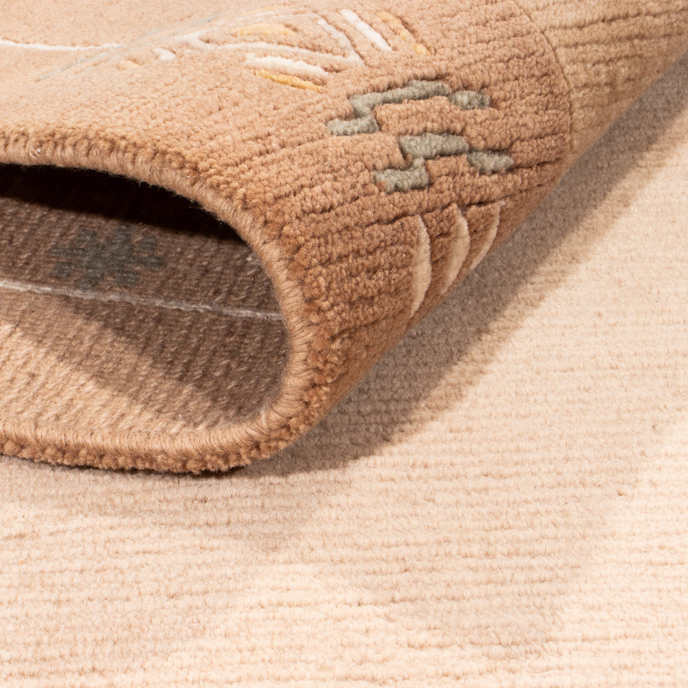 Tappeto Nepal - Reale - 184 x 124 cm - marrone