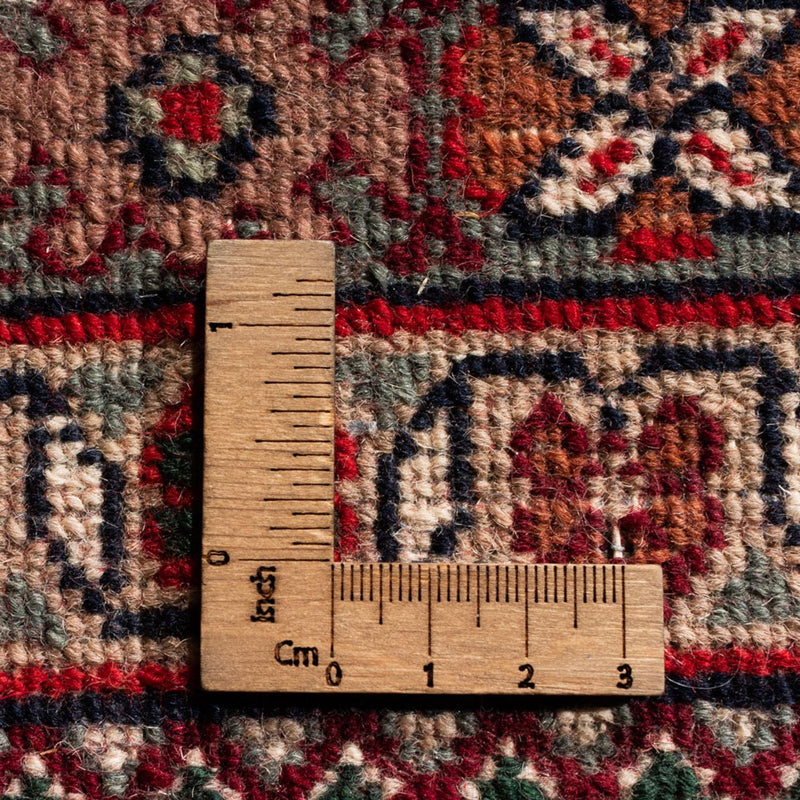 Tappeto orientale - Bidjar - Indo - Reale - 348 x 252 cm - rosso