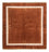 Tappeto Nepal quadrato  - 250 x 250 cm - marrone