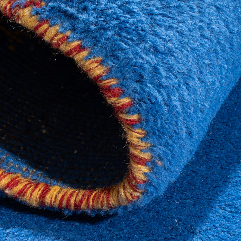Tappeto Gabbeh - Indus - 160 x 90 cm - blu