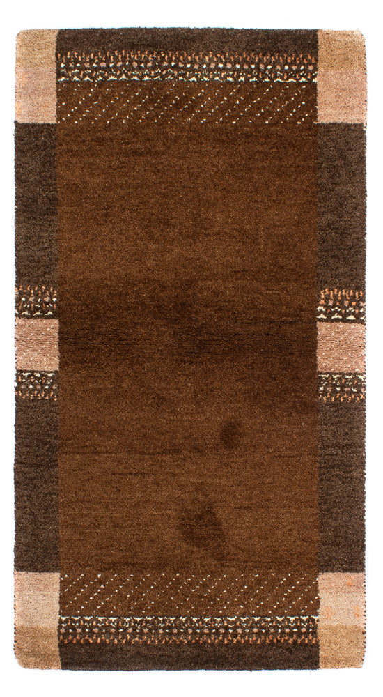 Tappeto Gabbeh - Indus - 160 x 90 cm - marrone