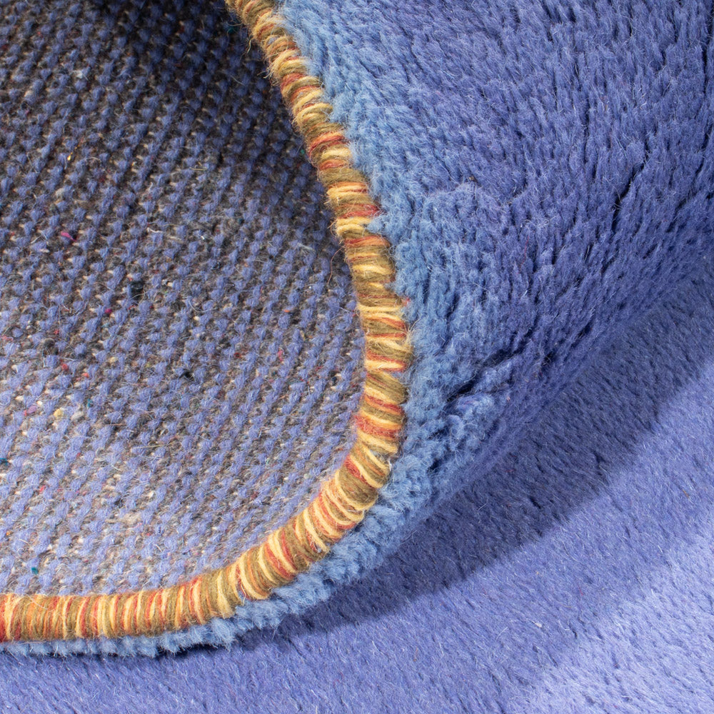 Tappeto Gabbeh - Indus - 160 x 94 cm - blu