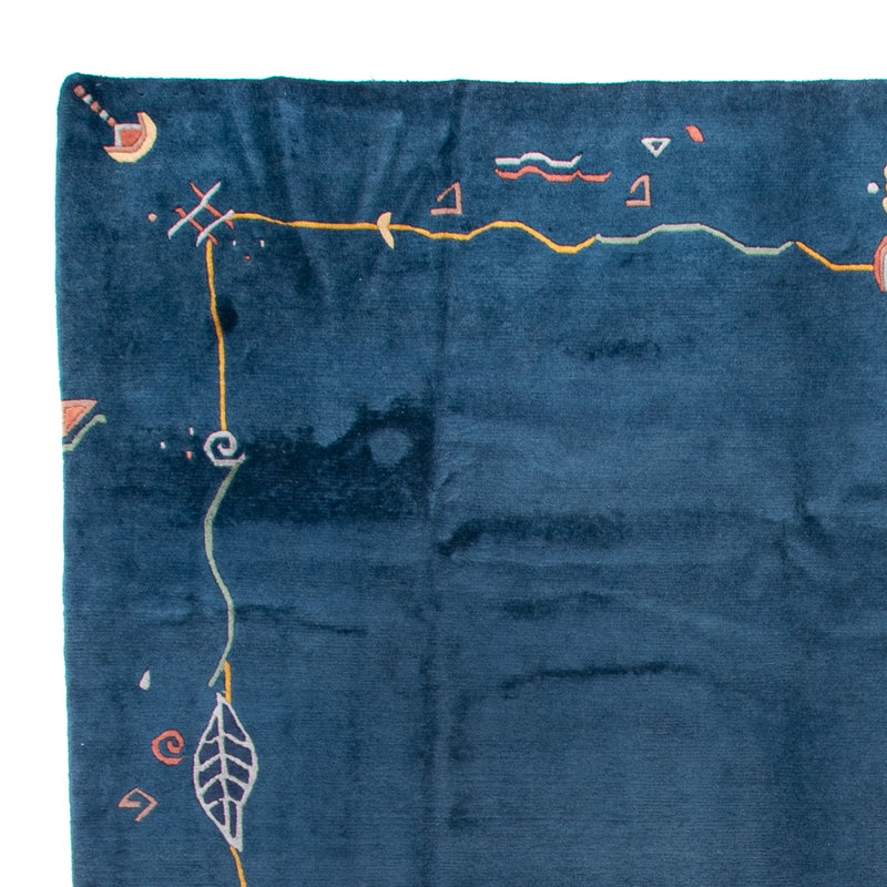 Tappeto Nepal - Reale - 382 x 299 cm - blu