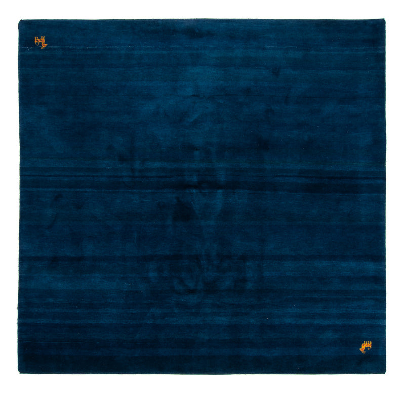 Tappeto Gabbeh - Indus quadrato  - 261 x 246 cm - blu scuro