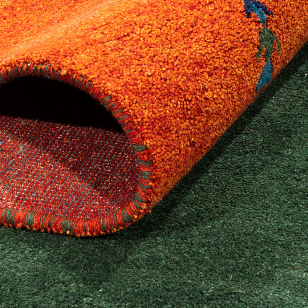 Tappeto Gabbeh - Indus - 390 x 289 cm - verde