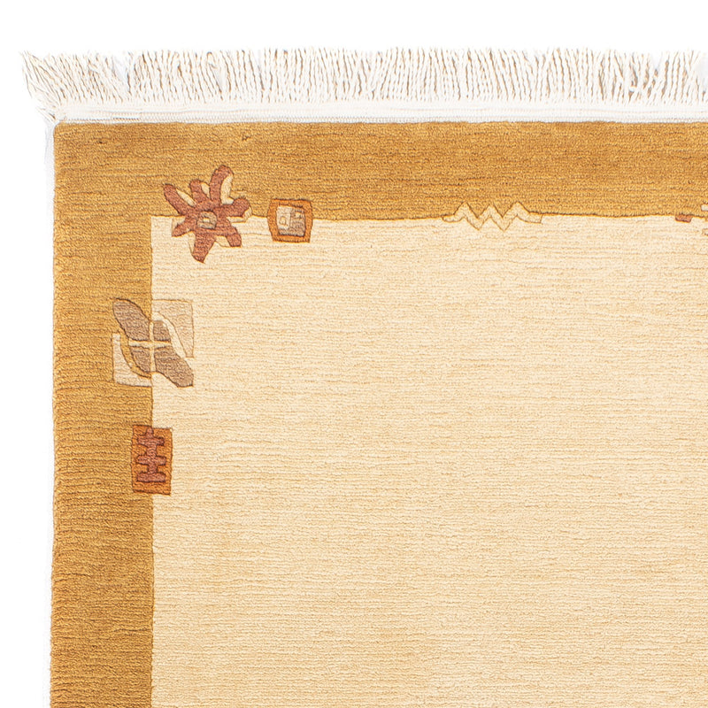 Tappeto Nepal - Reale - 140 x 71 cm - beige
