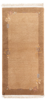 Tappeto Nepal - Reale - 143 x 71 cm - marrone chiaro