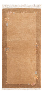 Tappeto Nepal - Reale - 138 x 73 cm - marrone chiaro