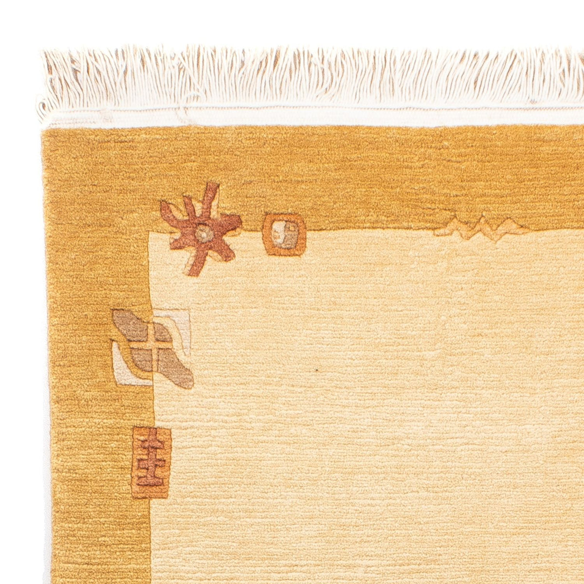 Tappeto Nepal - Reale - 143 x 72 cm - beige