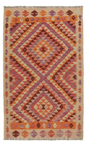Tappeto corsia Tappeto Kelim - Splash - 192 x 110 cm - multicolore