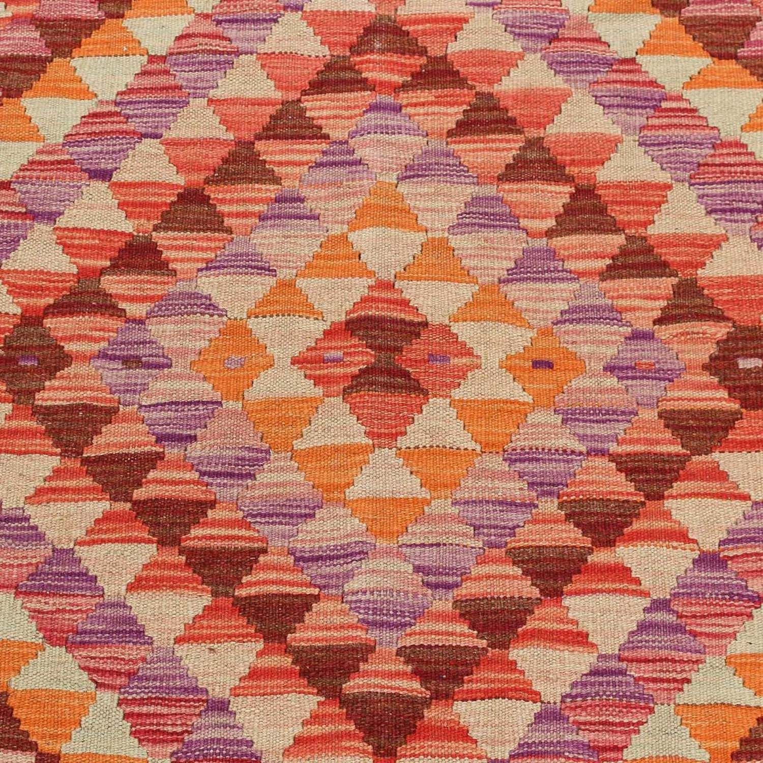 Tappeto corsia Tappeto Kelim - Splash - 192 x 110 cm - multicolore