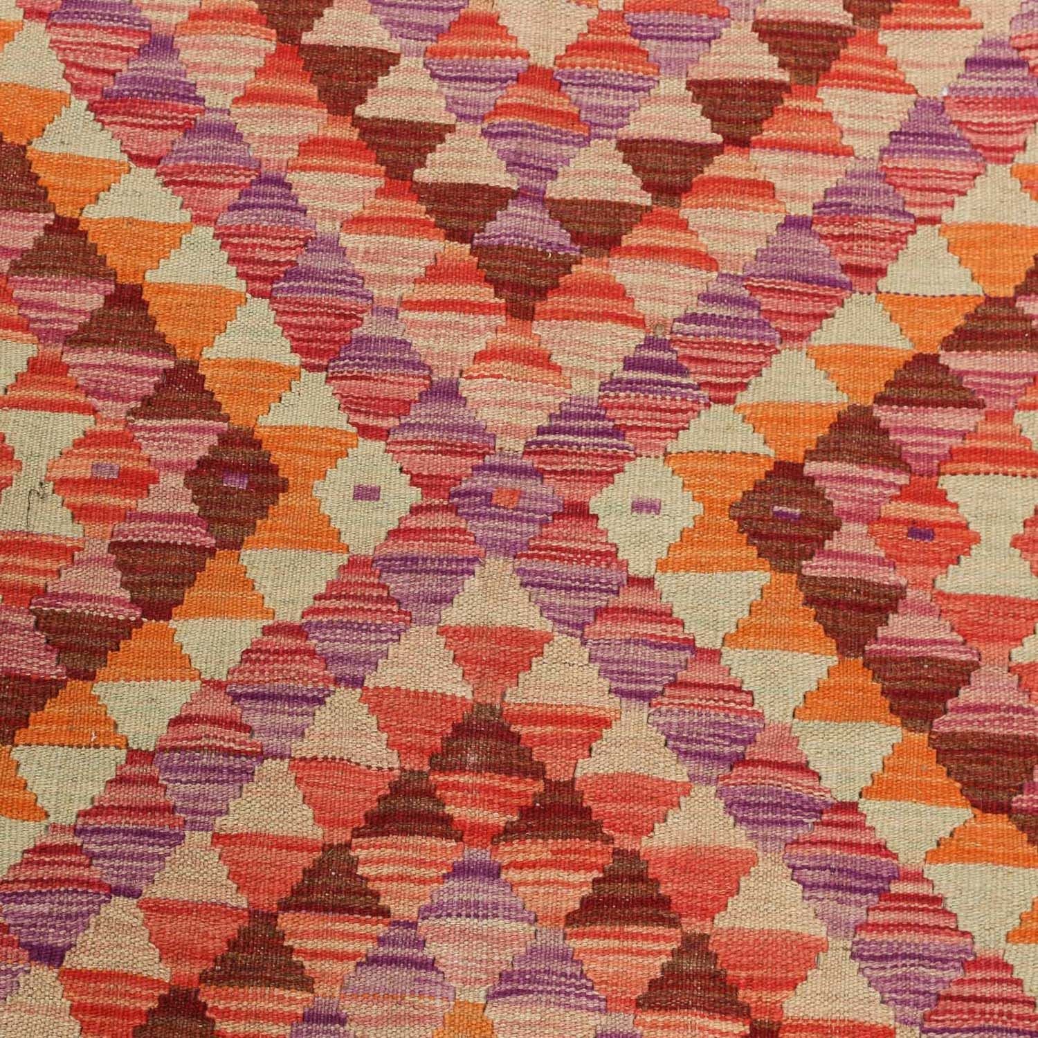 Tappeto corsia Tappeto Kelim - Splash - 192 x 110 cm - multicolore