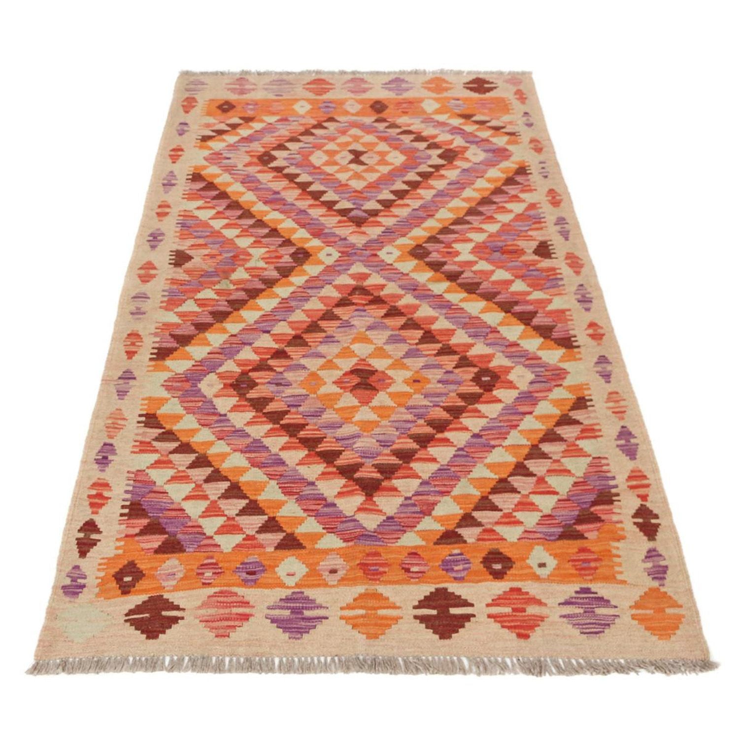 Tappeto corsia Tappeto Kelim - Splash - 192 x 110 cm - multicolore