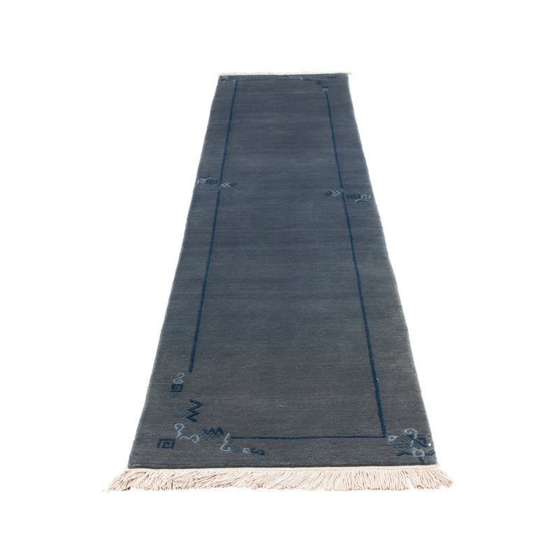 Tappeto corsia Tappeto Nepal - 329 x 73 cm - blu