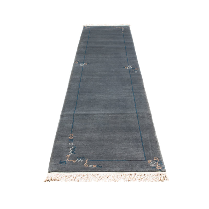 Tappeto corsia Tappeto Nepal - 343 x 73 cm - blu