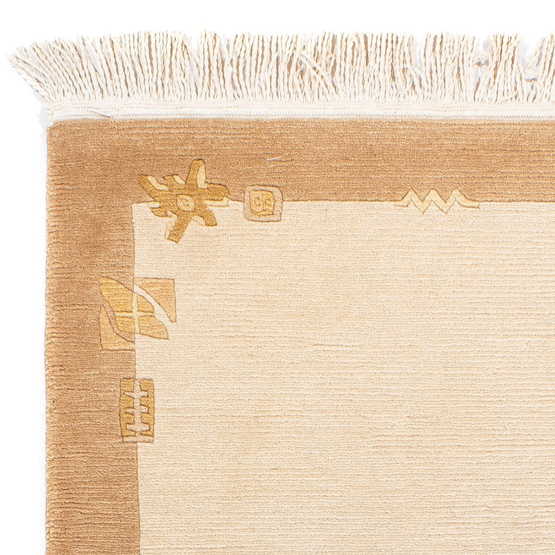 Tappeto Nepal - Reale - 137 x 71 cm - beige