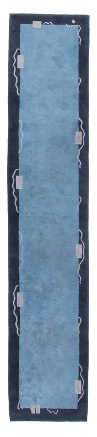 Tappeto corsia Tappeto Nepal - 337 x 73 cm - blu