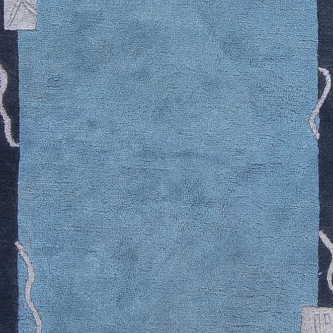 Tappeto corsia Tappeto Nepal - 337 x 73 cm - blu