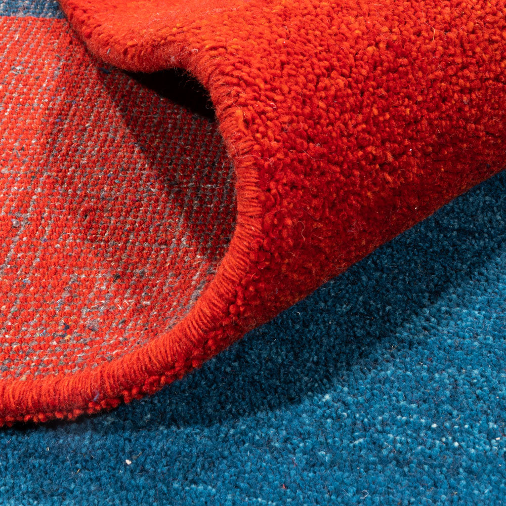 Tappeto Gabbeh - Indus - 390 x 298 cm - blu