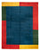 Tappeto Gabbeh - Indus - 398 x 291 cm - blu