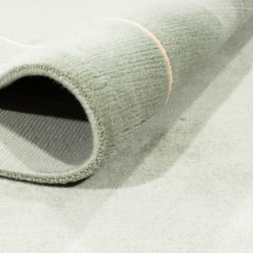 Tappeto Nepal - Reale - 349 x 249 cm - verde oliva