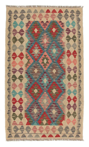 Tappeto corsia Tappeto Kelim - Splash - 198 x 110 cm - multicolore
