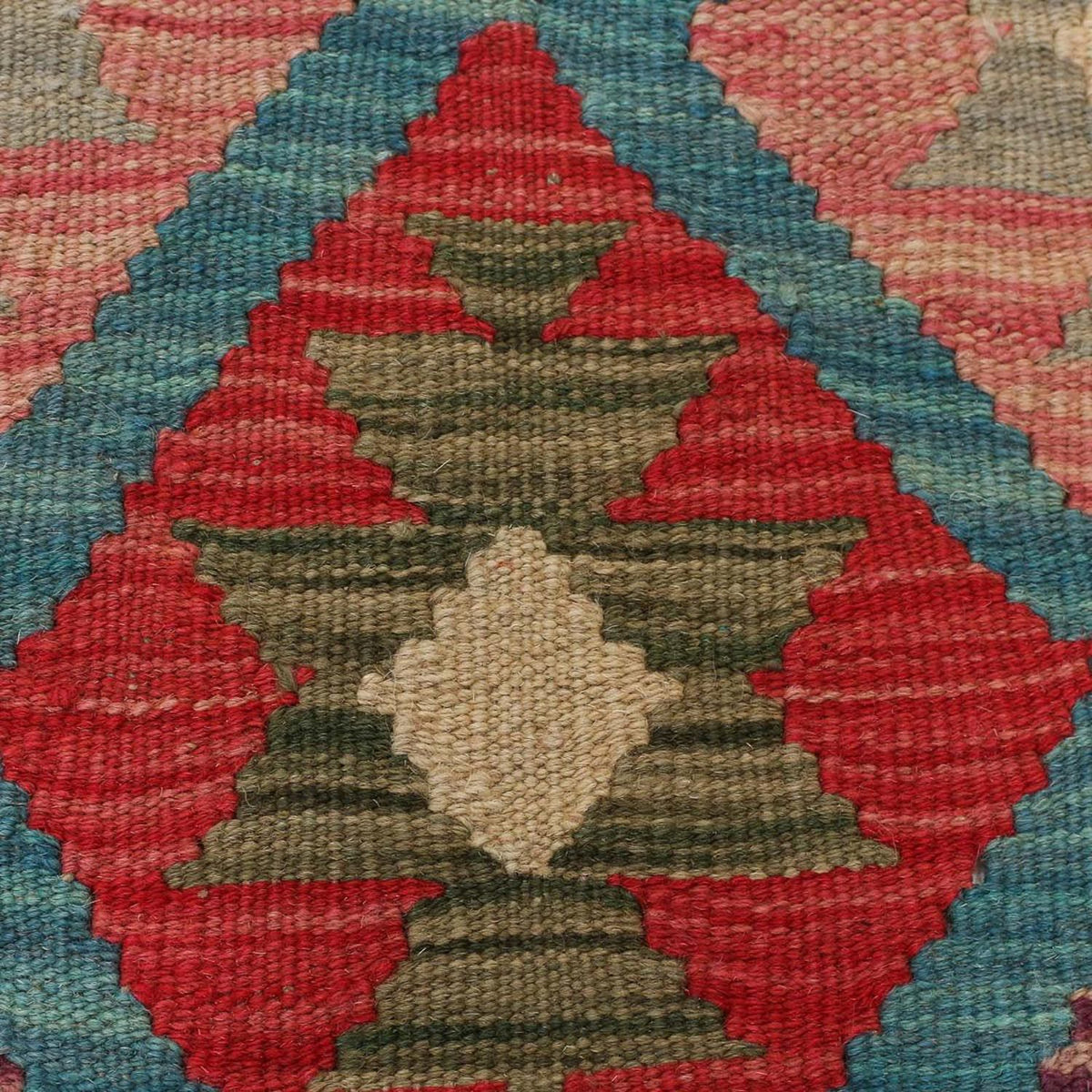 Tappeto corsia Tappeto Kelim - Splash - 198 x 110 cm - multicolore