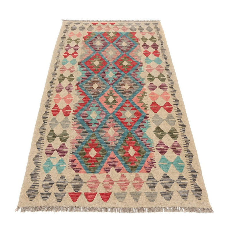 Tappeto corsia Tappeto Kelim - Splash - 198 x 110 cm - multicolore