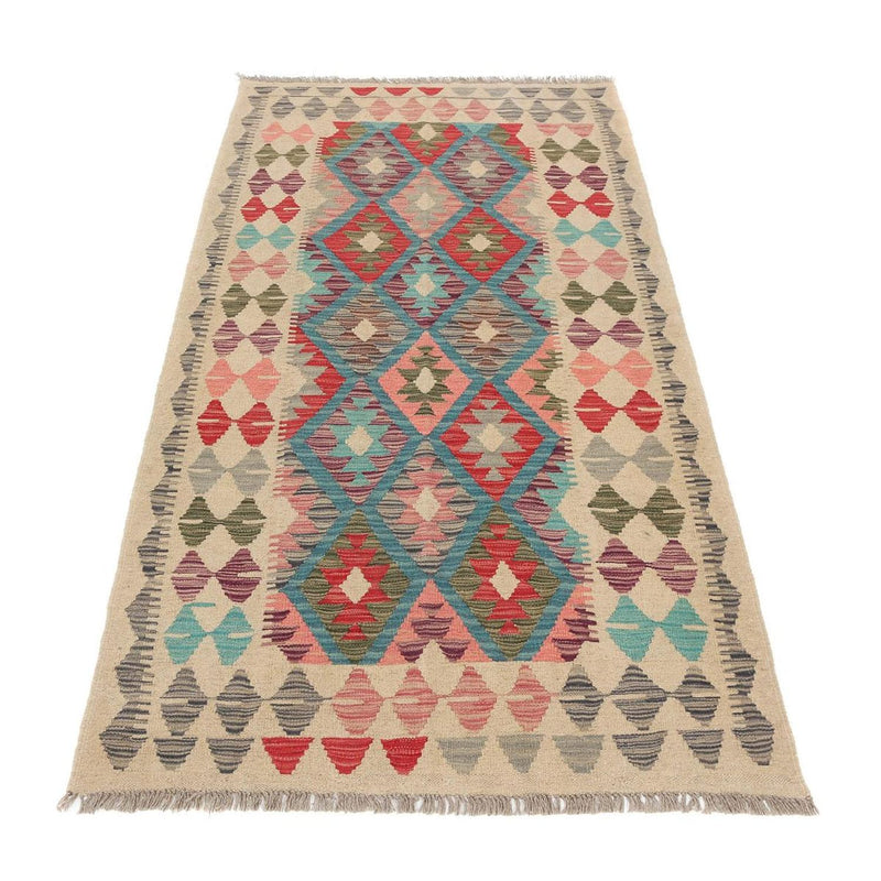 Tappeto corsia Tappeto Kelim - Splash - 198 x 110 cm - multicolore