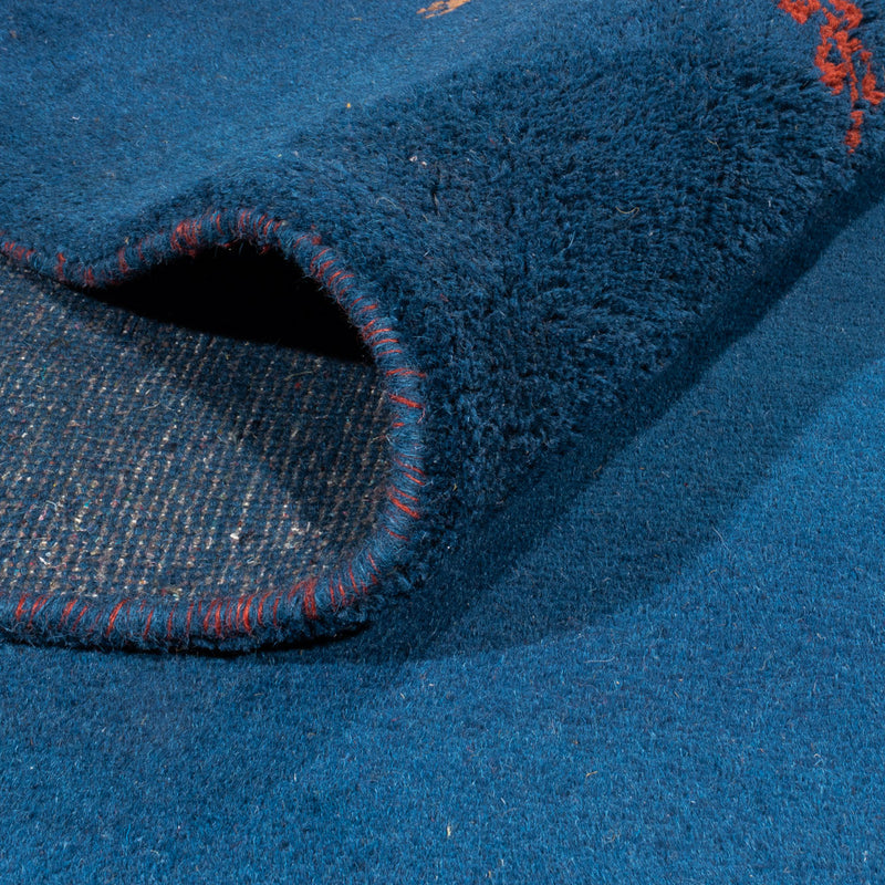 Tappeto Gabbeh - Indus - 396 x 293 cm - blu