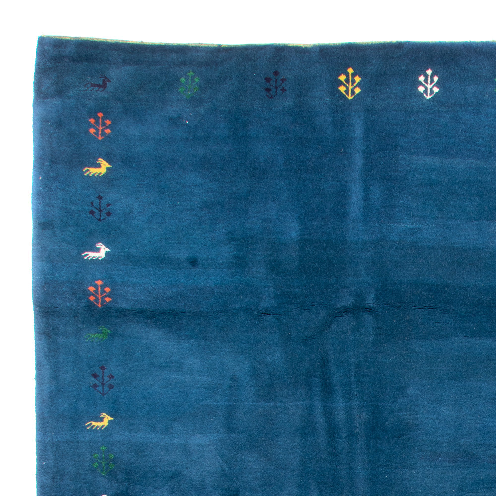 Tappeto Gabbeh - Indus - 395 x 313 cm - blu