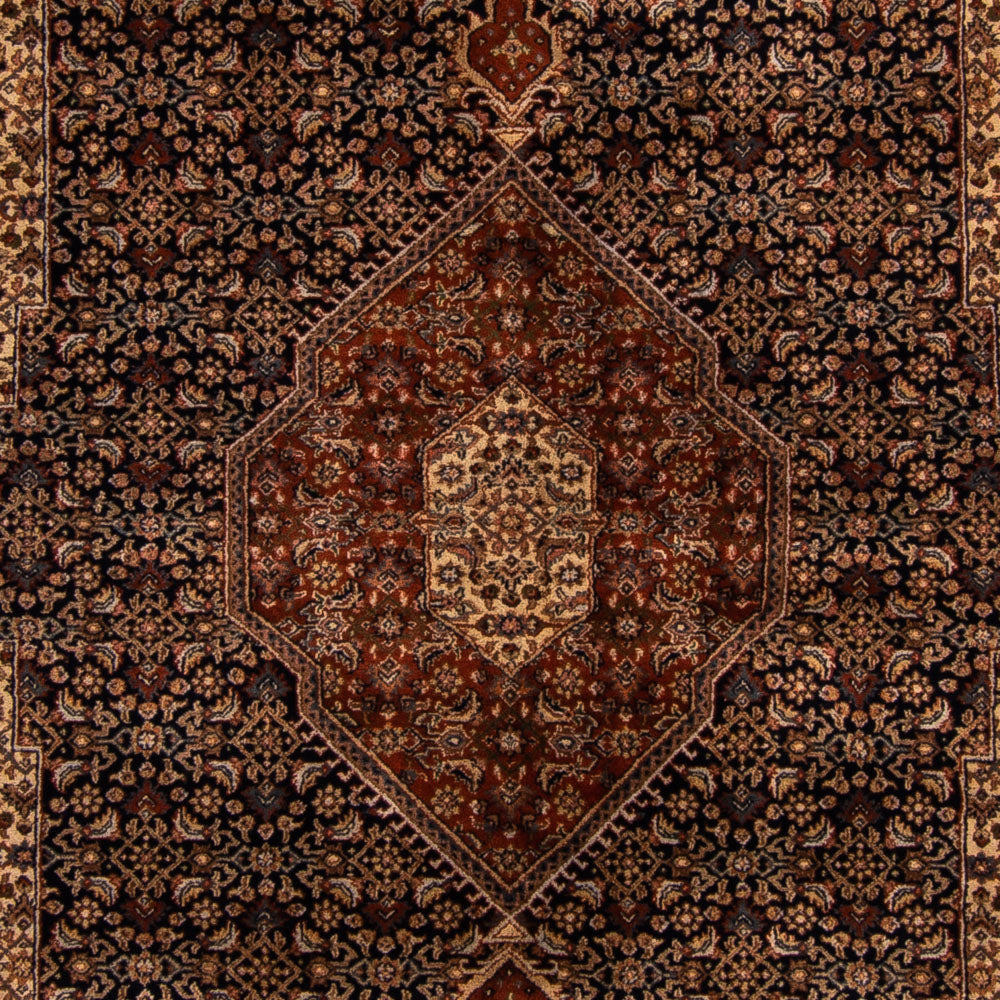 Tappeto orientale - Bidjar - Indo - Reale - 309 x 203 cm - blu scuro