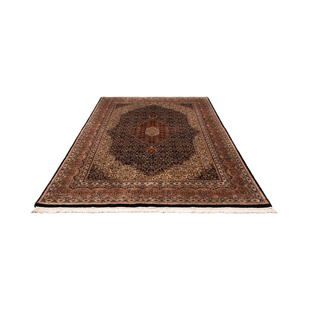 Tappeto orientale - Bidjar - Indo - Reale - 309 x 203 cm - blu scuro