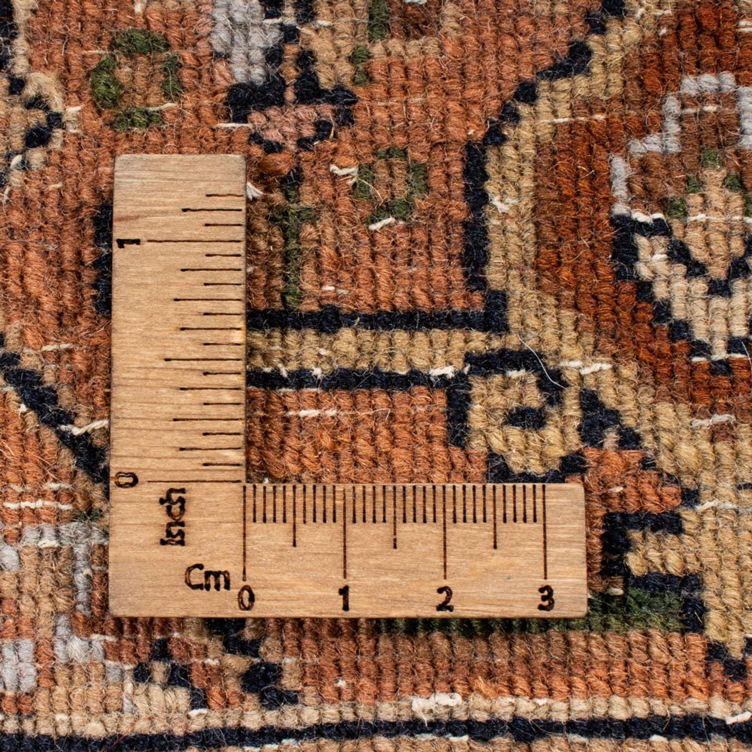 Tappeto orientale - Bidjar - Indo - Reale - 309 x 203 cm - blu scuro