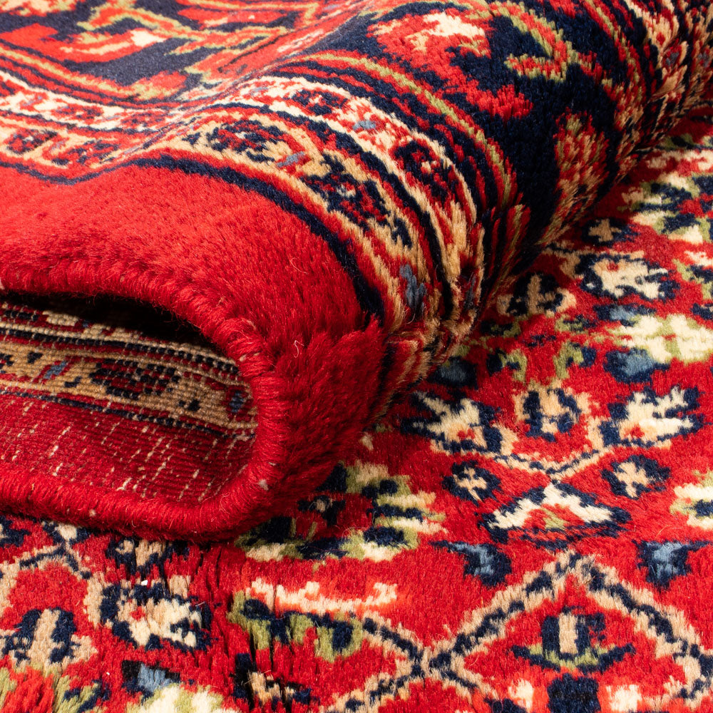 Tappeto orientale - Bidjar - Indo - Reale - 308 x 198 cm - rosso