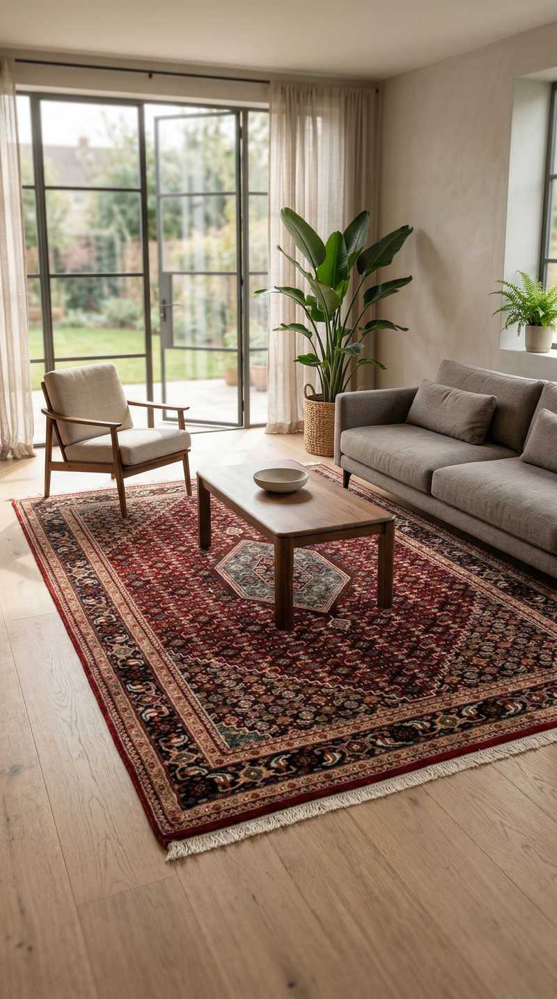 Bidjar Indo Tappeto 298x198cm - Tappeto orientale