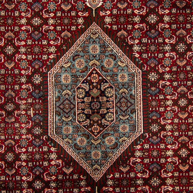 Tappeto orientale - Bidjar - Indo - Reale - 298 x 198 cm - rosso