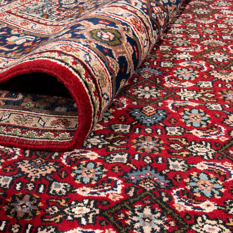 Tappeto orientale - Bidjar - Indo - Reale - 298 x 198 cm - rosso