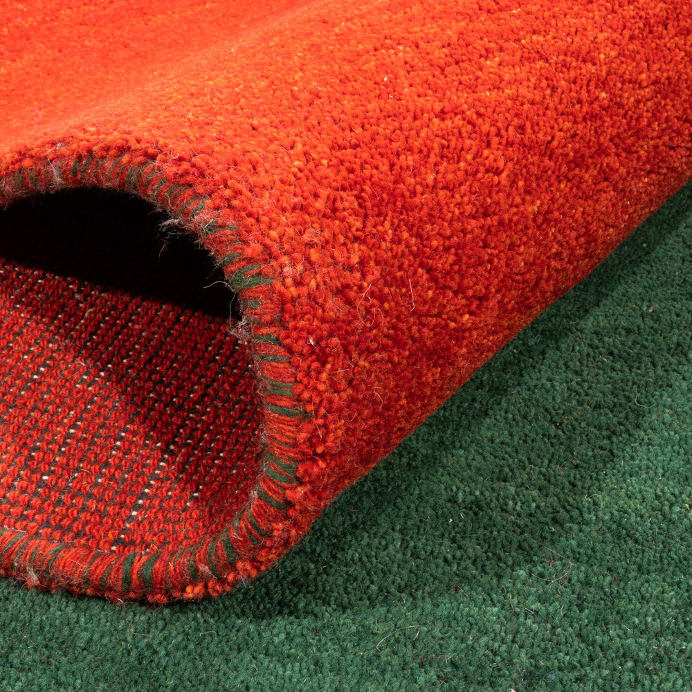 Tappeto Gabbeh - Indus - Reale - 402 x 316 cm - verde