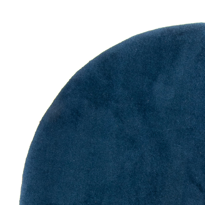 Tappeto Gabbeh - Indus rotondo  - 189 x 189 cm - blu