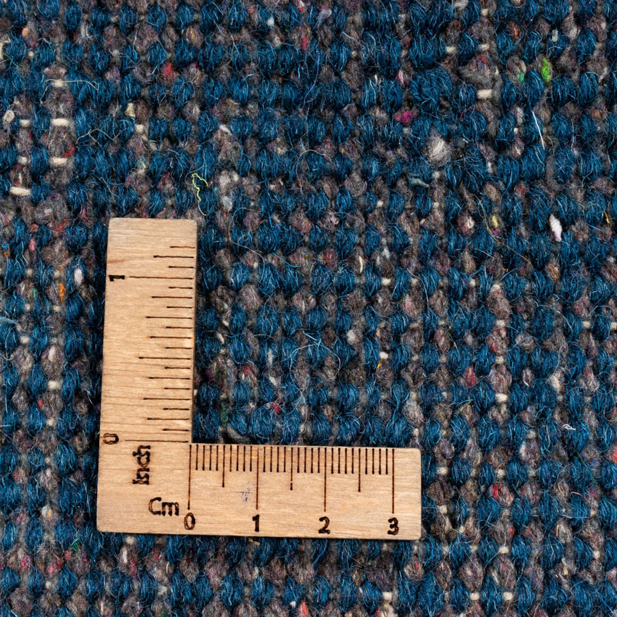 Tappeto Gabbeh - Indus rotondo  - 189 x 189 cm - blu