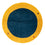 Tappeto Gabbeh - Indus rotondo  - 195 x 195 cm - blu