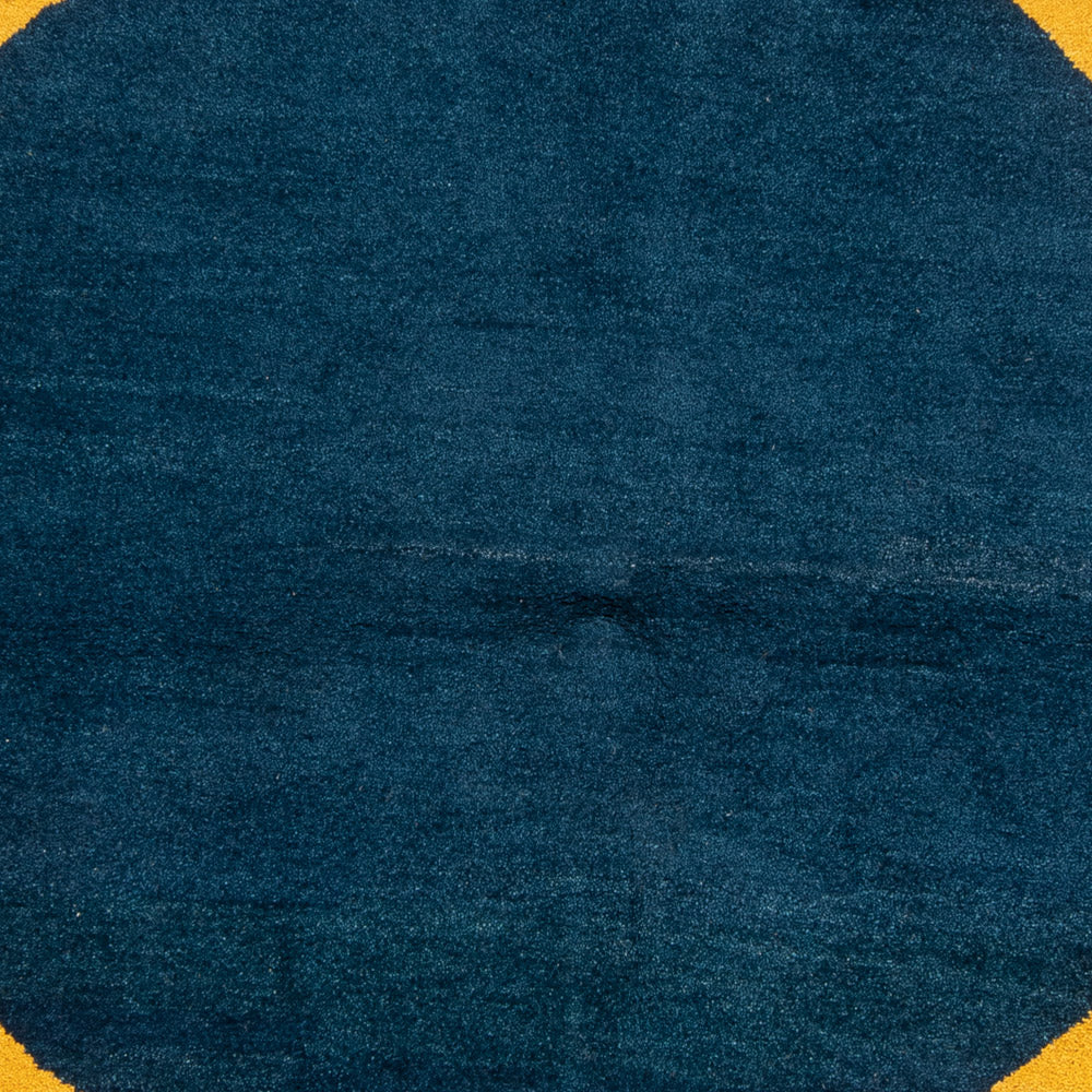 Tappeto Gabbeh - Indus rotondo  - 195 x 195 cm - blu