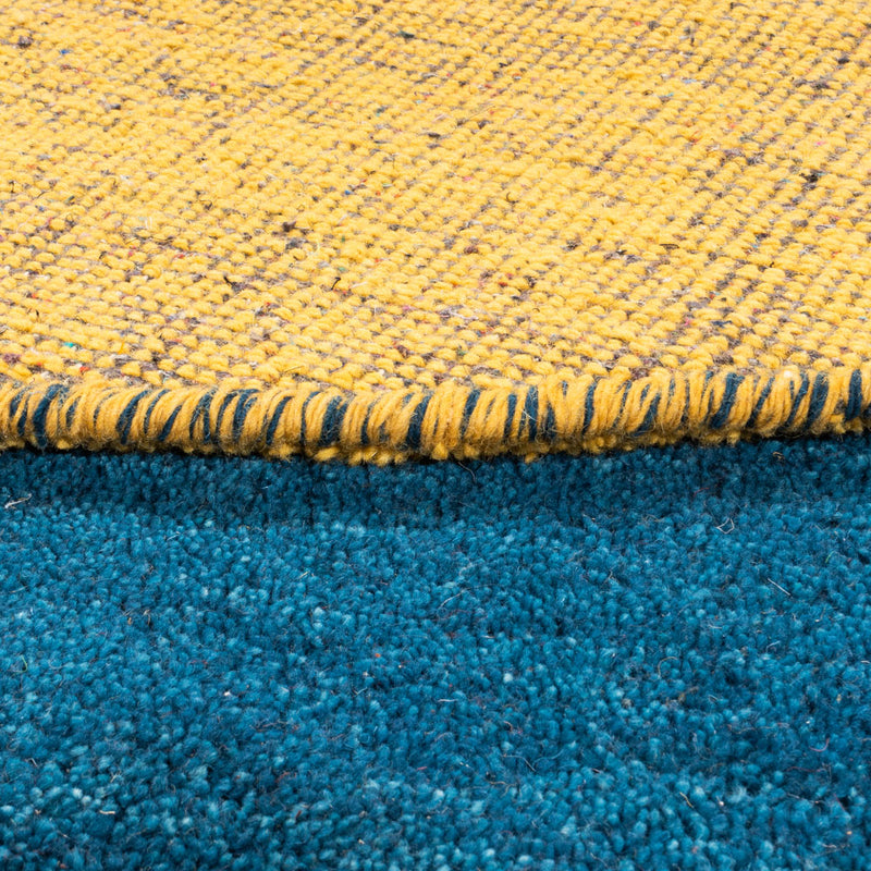 Tappeto Gabbeh - Indus rotondo  - 195 x 195 cm - blu