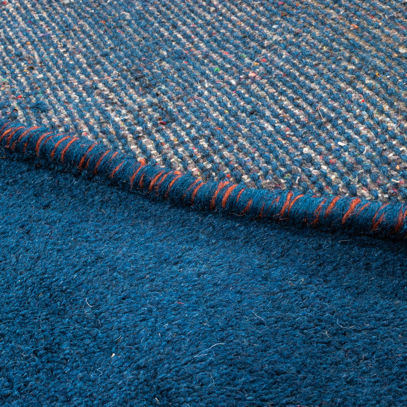 Tappeto Gabbeh - Indus rotondo  - 190 x 190 cm - blu